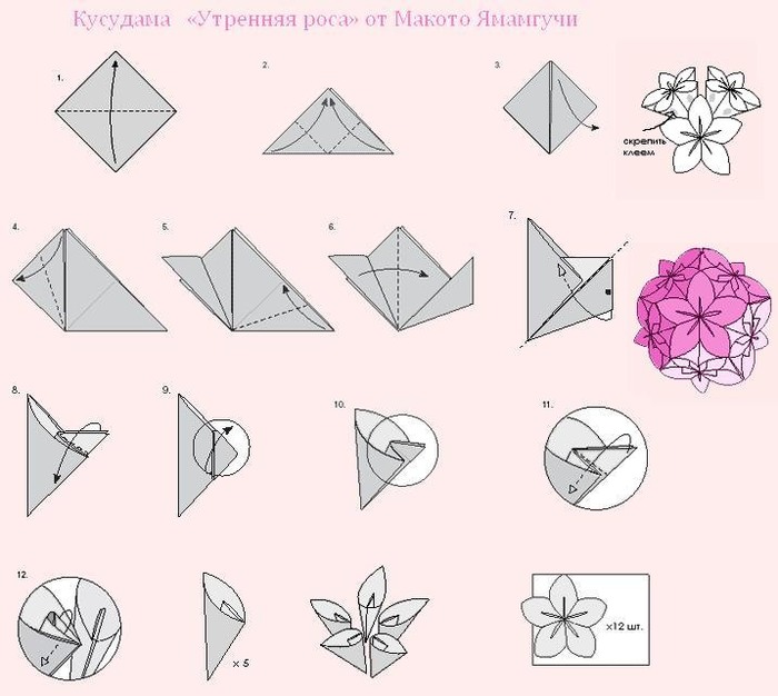 Объемные шары из бумаги оригами Объемные шары из бумаги оригами
