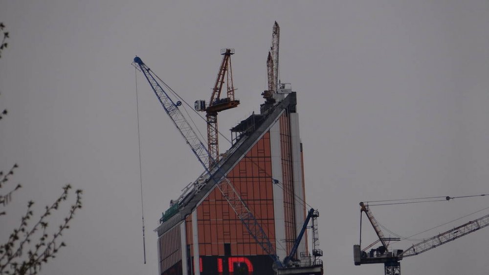 Монтаж башенного крана в фотографиях | Пикабу