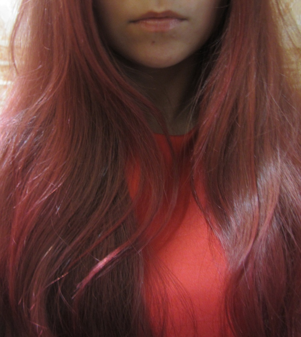 рыжий тоник на русые волосы фото