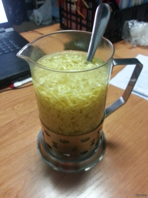 Немного об ужине типичного студента:)