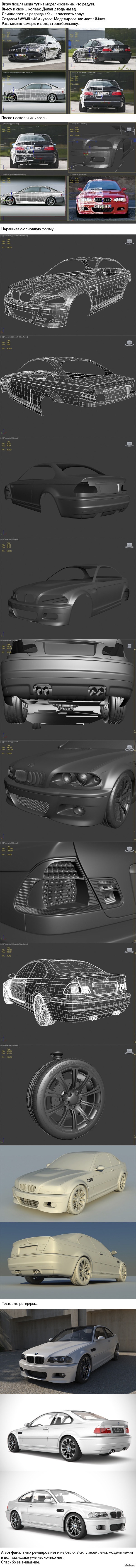 Создаем BMW m3 e46 | Пикабу