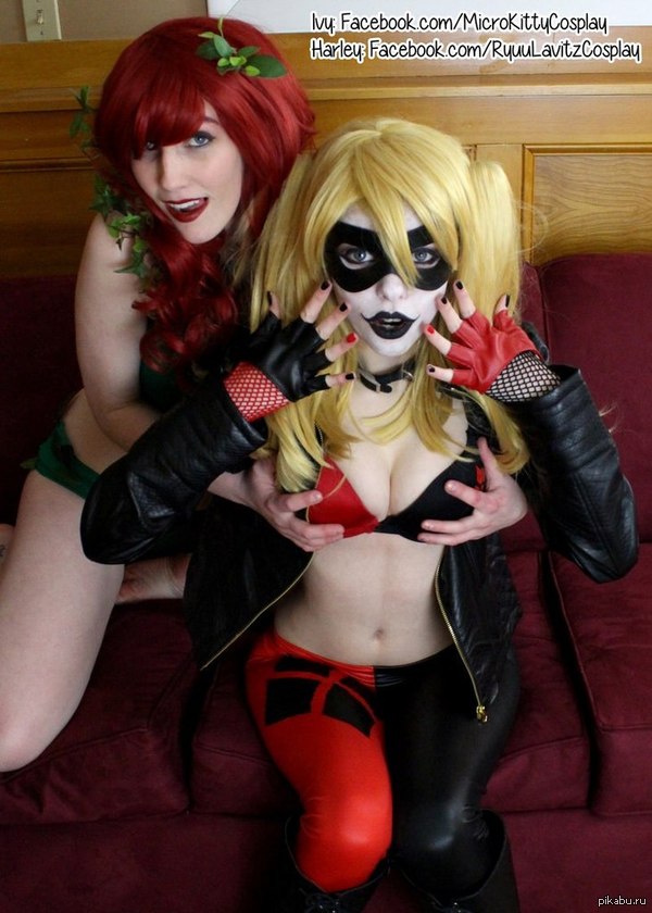 Cosplay Harvey and Poison Ivy :3 - Harvey, NSFW, Poison ivy, Almost strawberry, Harley quinn, Dc comics, Cosplay