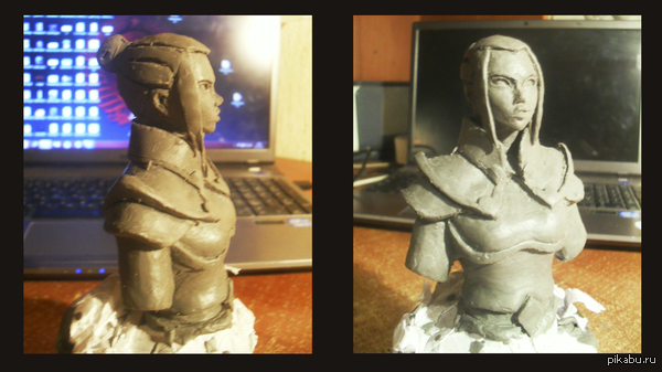 Azula from plasticine - My, Avatar: The Legend of Aang, Azula, Plasticine