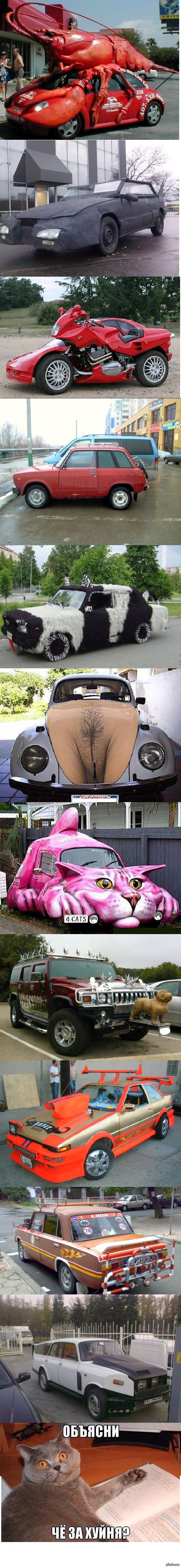 The strangest car tuning - NSFW, My, Cool cars, cat, Longpost