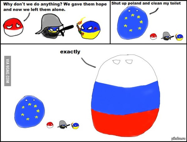 Польшу опять никто не слышит (честно взято с 9gag) (Польский флаг всегда переворачивается с ног на голову)