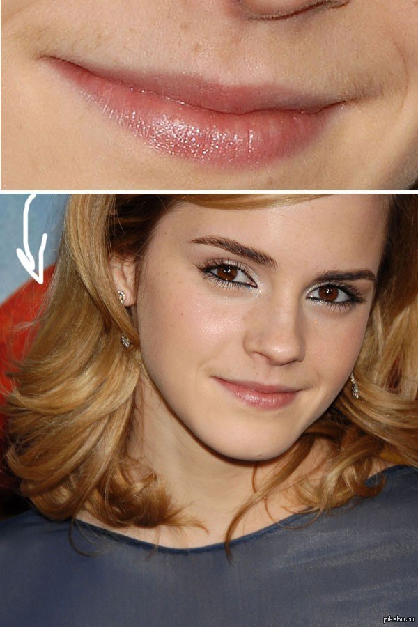 Ее хорошенькая с чуть черневшимися усиками верхняя. Emma Watson усы.