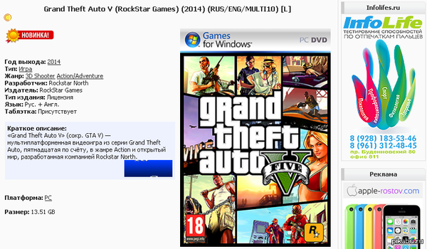 Ростовский локальный трэкер поздравил с 1 апреля.