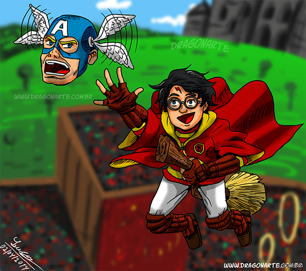 Капитан Америка и крылья на его маске