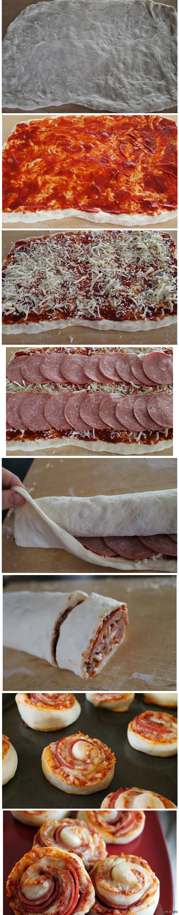 Готовим пицца-роллы