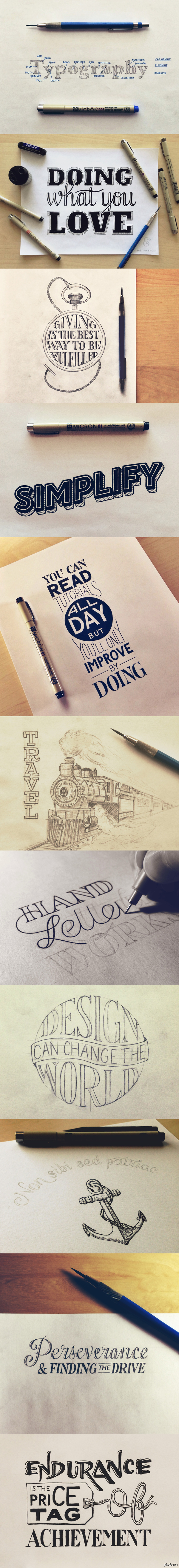 Коллекция леттеринга