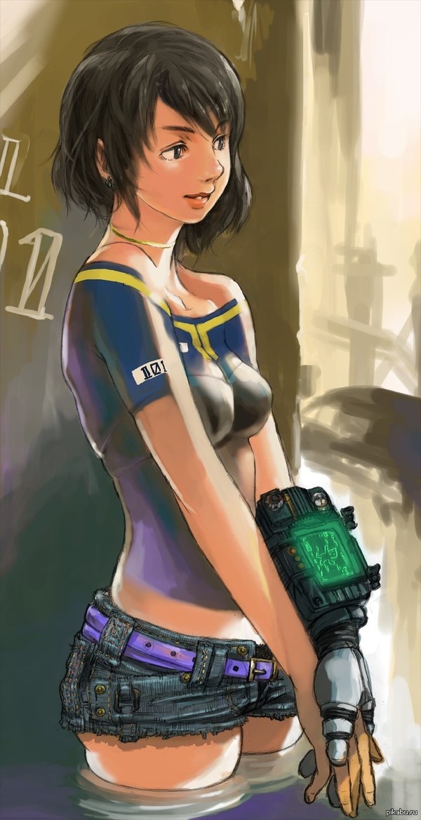 Sweetness and cuteness. - Art, Beautiful girl, Images, Fallout