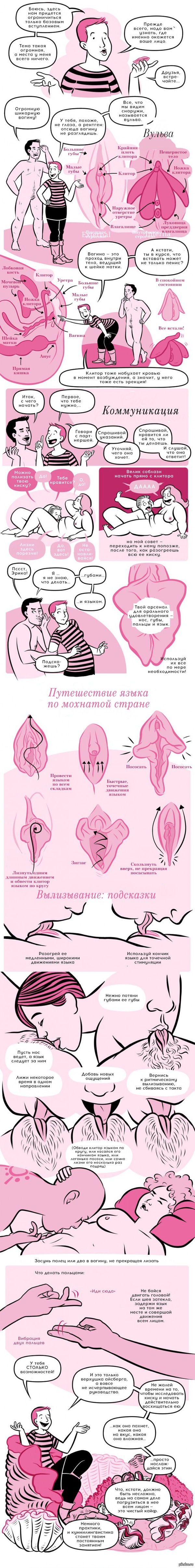 Очень познавательная инфографика для тех, кто ещё не в курсе) 18+ - NSFW, 18, Секс, Кунилингус, Женщина, Оральный секс, Длиннопост, Женщины