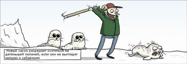 Бедные некрасивые тюленчики :(