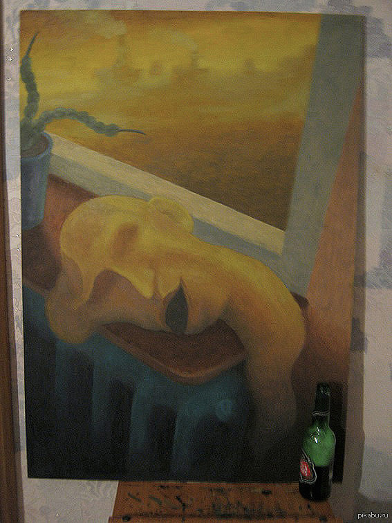 Ну вот я ее и закончил. 100*70 см масло.