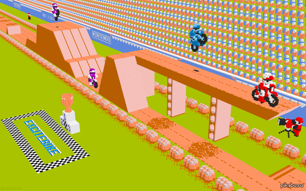 Excitebike 3D (изометрия)