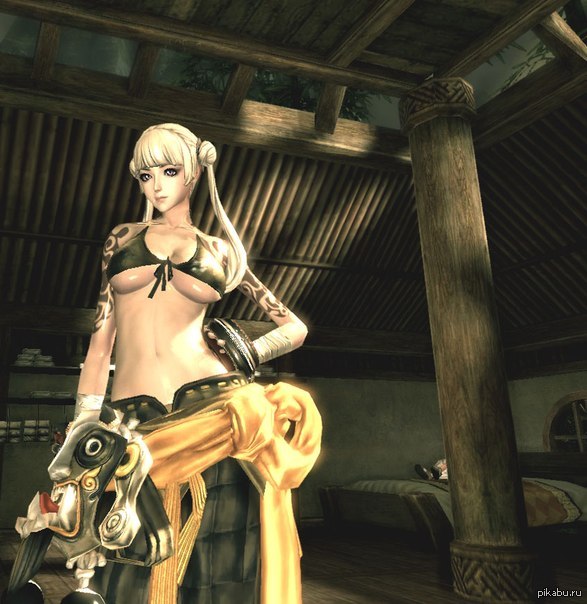 my Blonde from Blade & Soul :)) - NSFW, My, Boobs, Girl, Blonde, Games, Blade and Soul