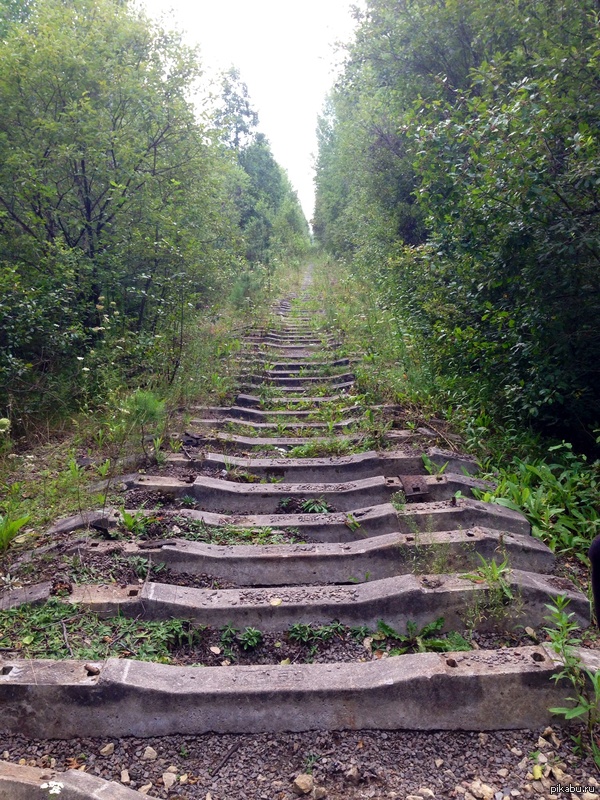 Разобранная ветка путей.