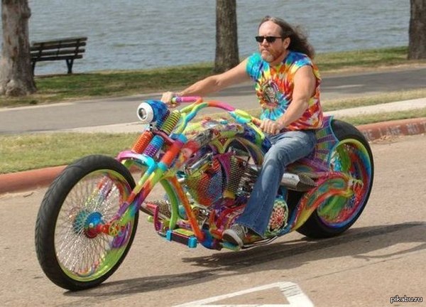 Радужный байкер
