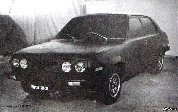 Советский рестайлинг "Копейки". В комментариях еще пара фотографий.