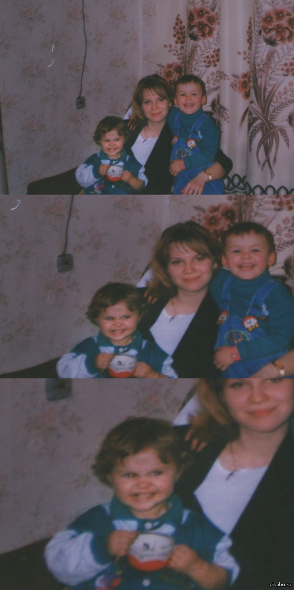 Кажется моя сестра еще в детстве что то замышляла)))