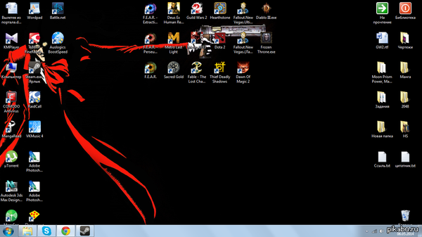 И что смогут сказать господа "Холмсы" про такой рабочий стол?