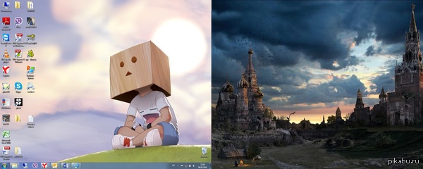 В общаге я не жил, зато на работе 2 монитора.