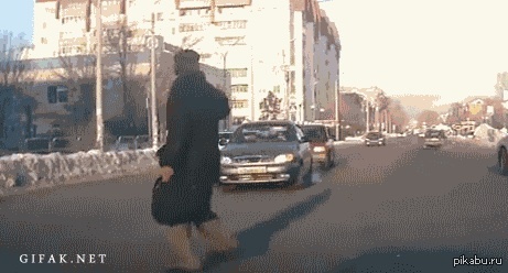 Guess the country ... - GIF, Oddities, Video recorder, Crosswalk