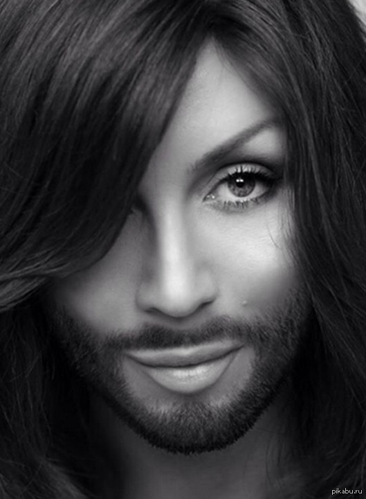 This is not Conchita Wurst - Irina Bilyk, Photoshop, Eurovision, Horror, Cosplay