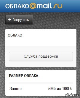 Облако 100 Гб на mail.ru | Пикабу