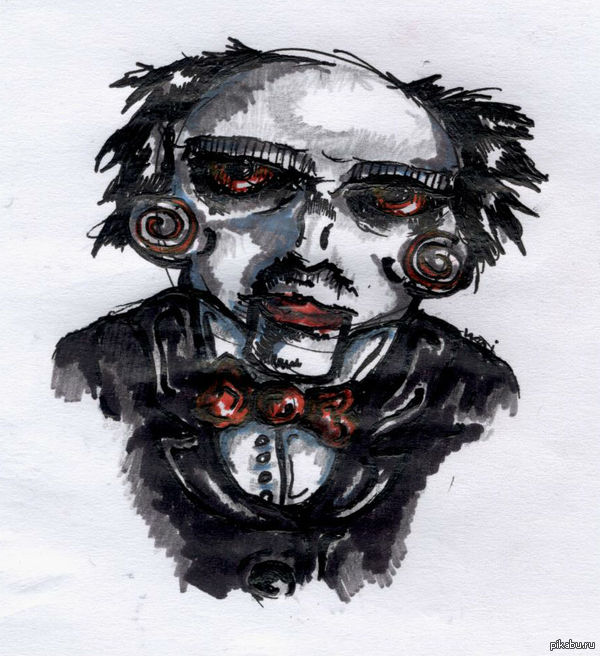 Учусь на мультипликатора, решила нарисовать Билли.