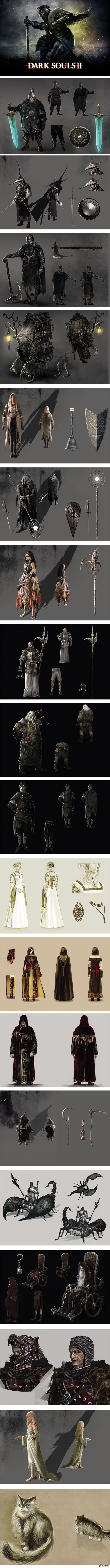 Dark Souls II Artbook. Часть 1.
