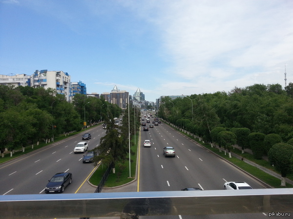 Казахстан, г.Алматы, проспект Аль-Фараби.