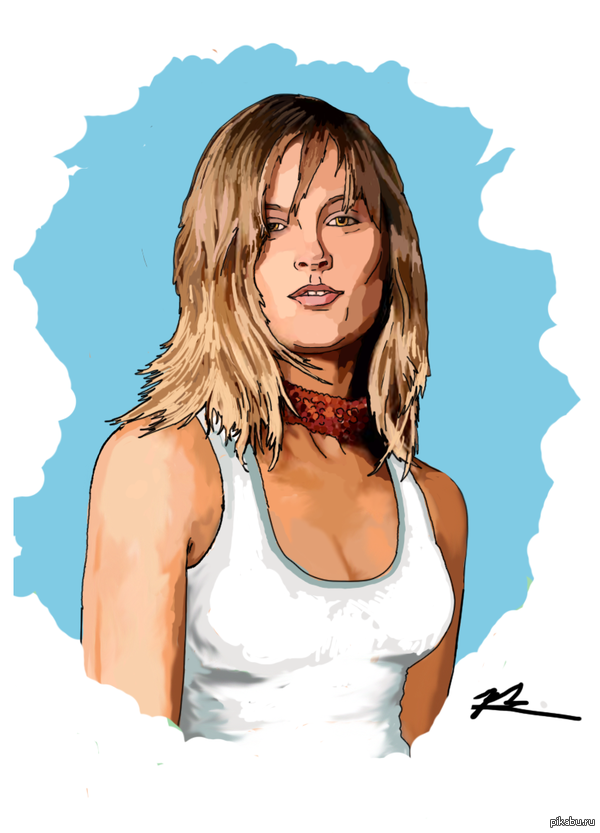 Нарисовал незнакомку