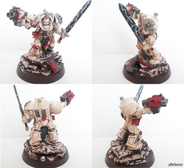 Белиал, командующий первой роты, вариант с мечом и штурмболтером
