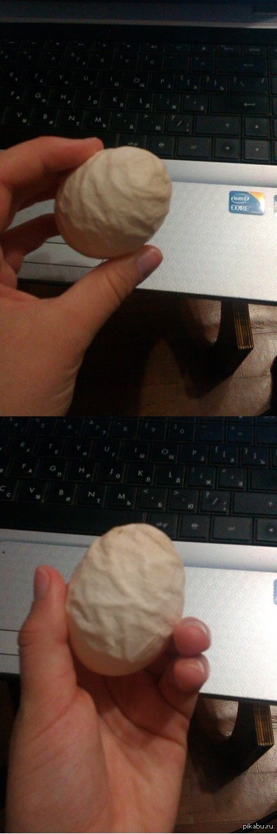 Вот такое яйцо нашла моя девушка.