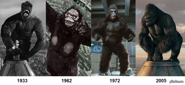 Эволюция Кинг Конга