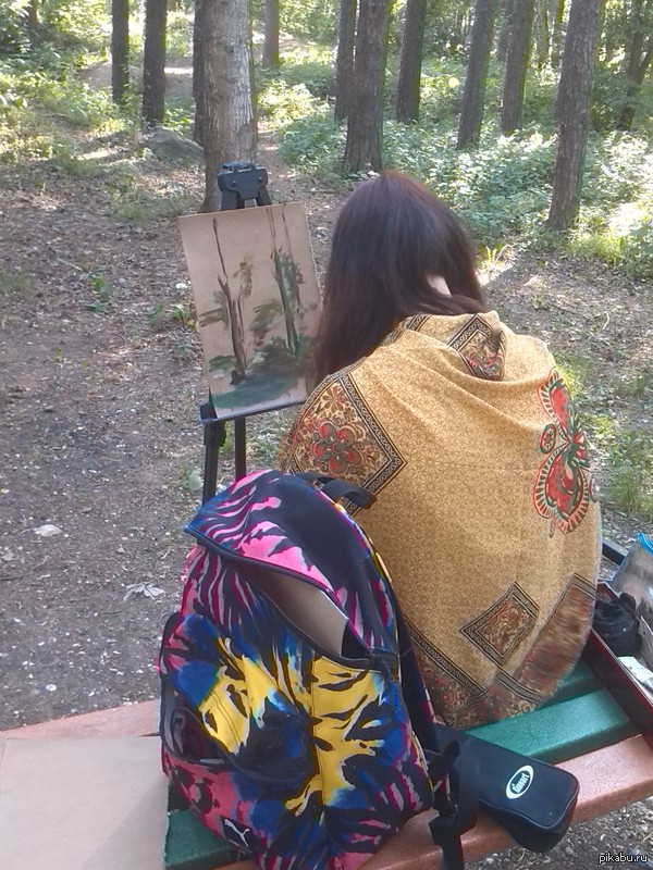 Гулял по парку и тут такая картина