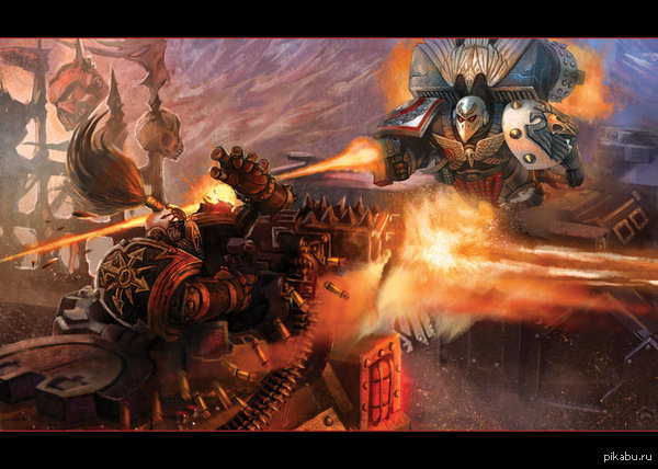 Heresy for heresy! - Warhammer 40k, Imperium, Chaos, Black legion, Raven guard, Space Marine