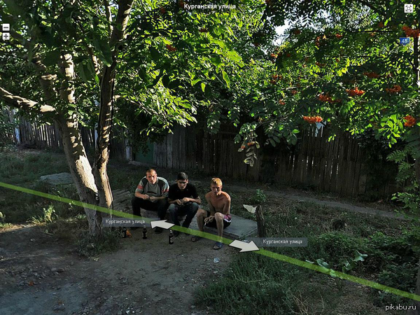 Пацаны на Google Maps