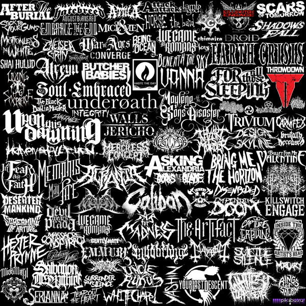 Metalcore, Deathcore, Post-hardcore