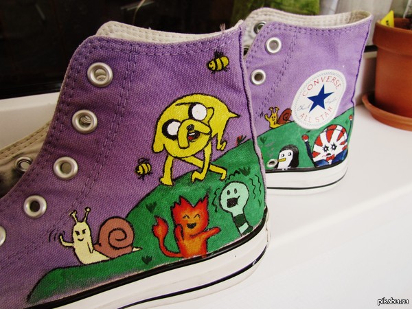 Когда есть старые кеды и свободное время :D