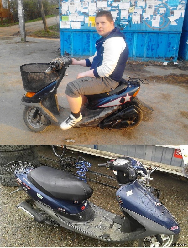 Тихвин, помогите найти скутер!!