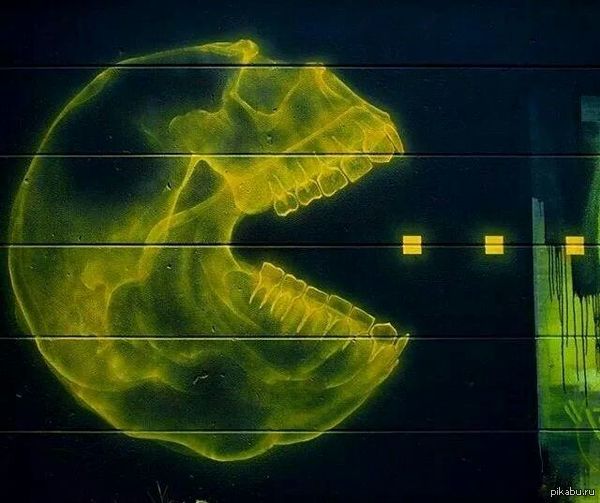 Pac-man graffity