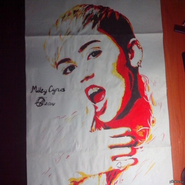 Miley Cyrus po part. - My, Miley Cyrus, Art