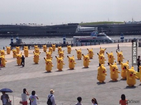 Самый обычный день в Японии, Пикачу идут на работу