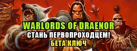 WOW, Warlords of Draenor  ,      -,     http://vk.com/k0t9ra       ,     