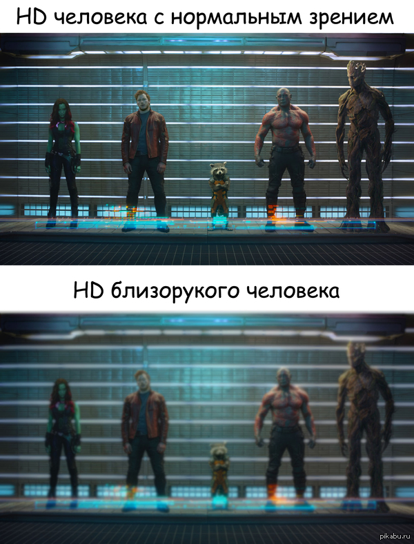 Особенность близоруких