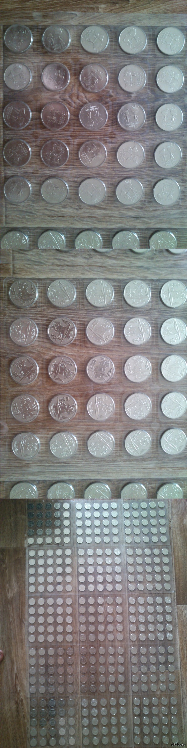 My Mini collection of 25 ruble coins Sochi 2014) - My, 25 rubles, Sochi Olympics, Coin, Longpost, Money