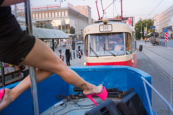 Severe tram drivers in Yekaterinburg - Tram, Yekaterinburg, NSFW, Strawberry