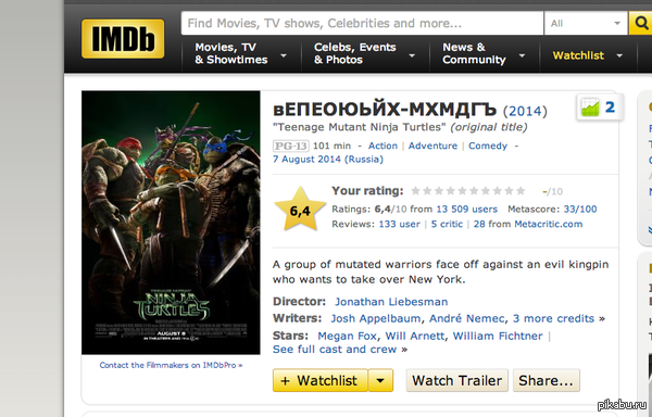  ,   : - IMDB     teenage mutant ninja turtles-.